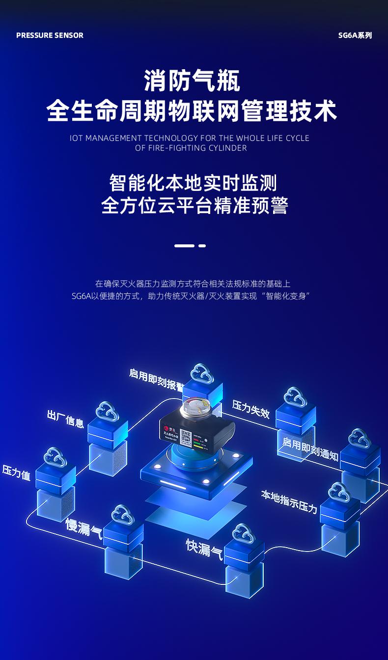 上海邏迅|智能自動滅火裝置感知器(傳感器)SG6A|自動滅火裝置壓力監測|壓力感知器(傳感器)產品詳情圖-2